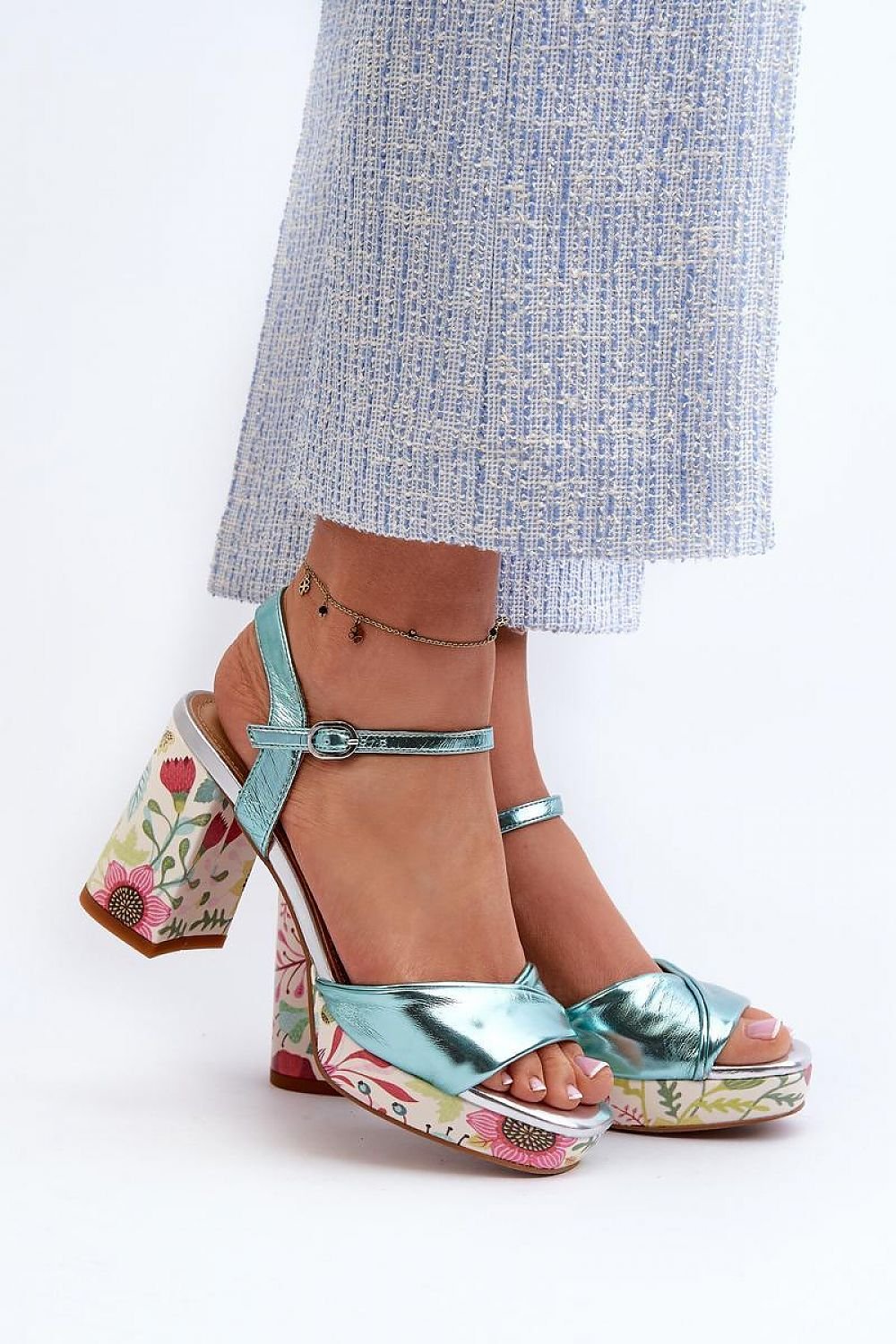 Heel sandals model 196970